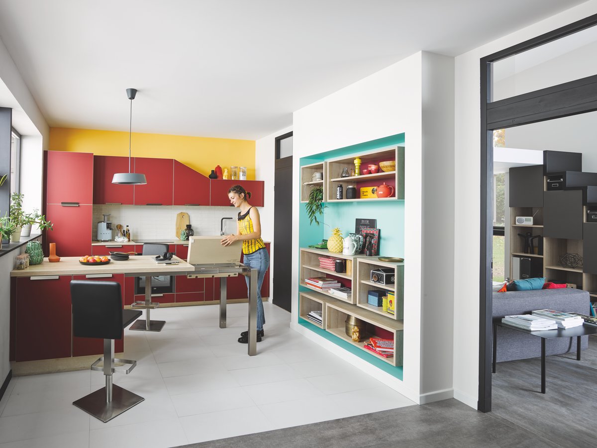 Plan de travail pieds métalliques