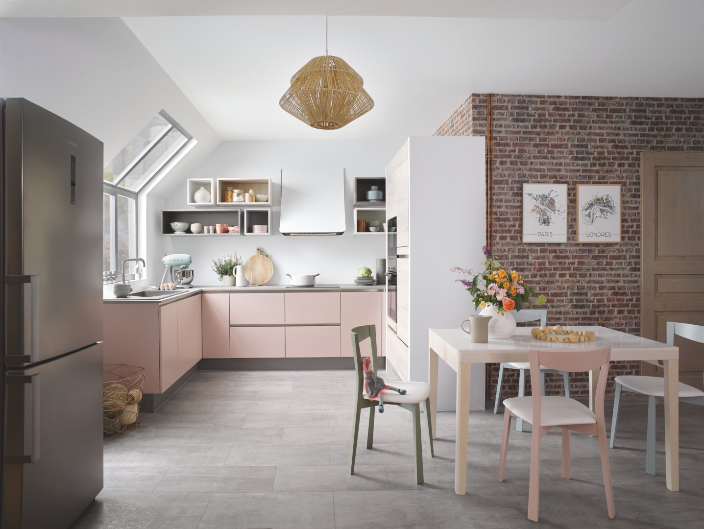 Cuisine pétale de rose tendance