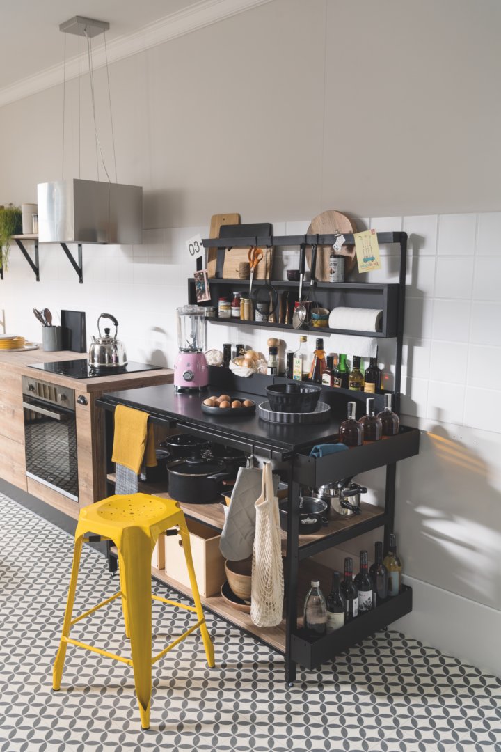 Cuisine Véga + Hispter wood