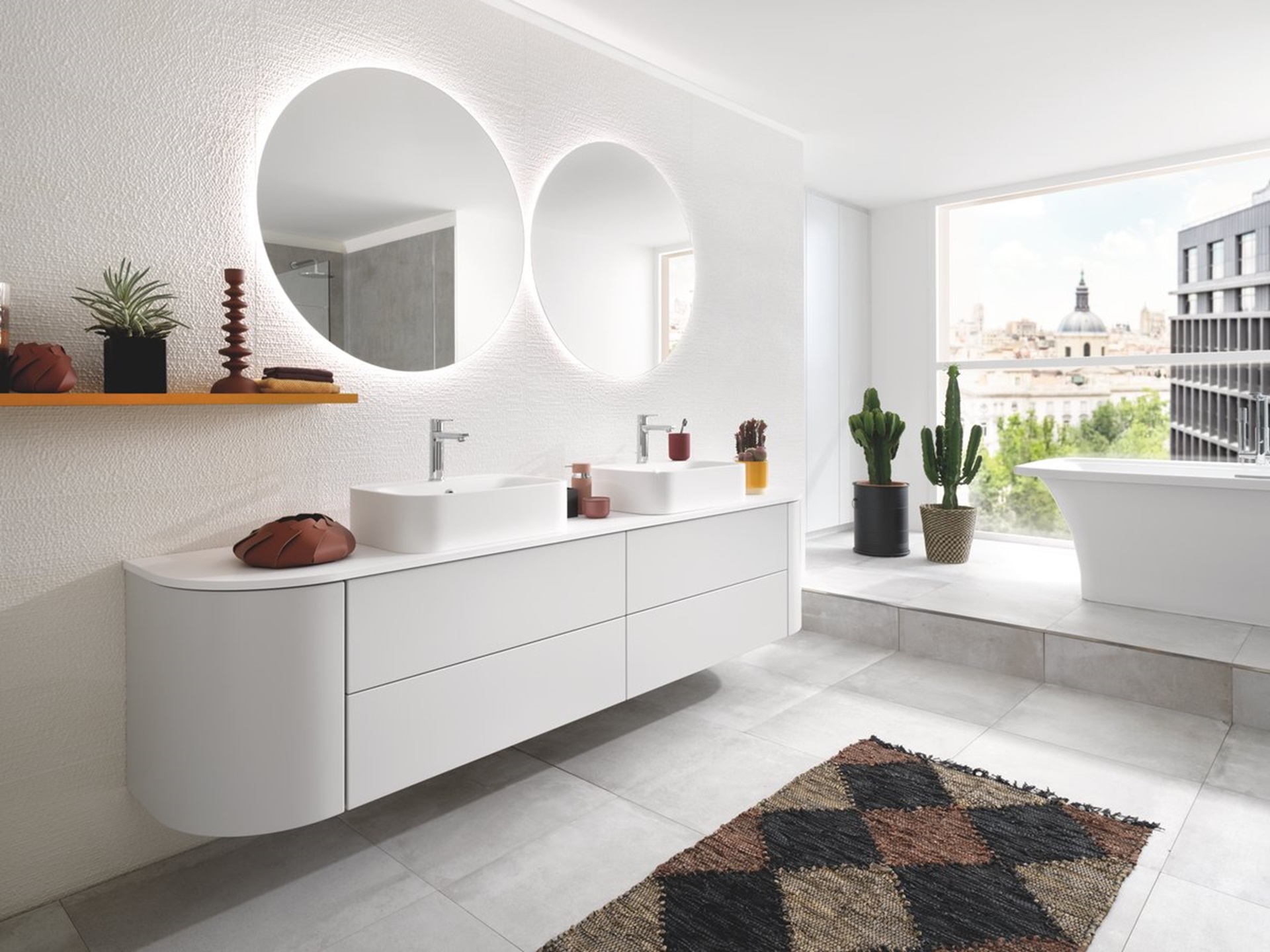 Curved Bathroom Vanity Schmidt Curved Bathroom Vanity Schmidt