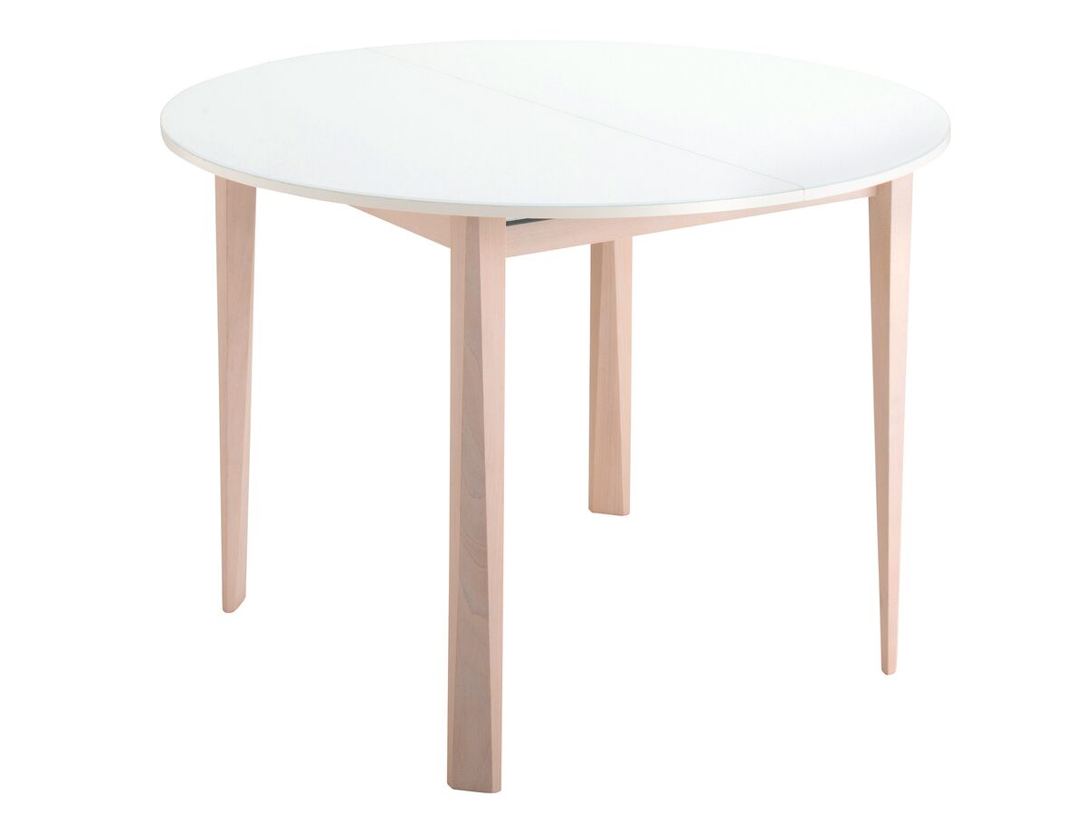 SALTO Table ronde scandinave verre et bois SALTO
