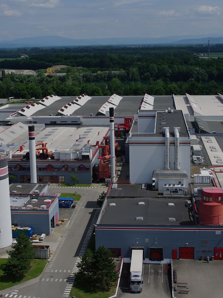 Usine Cuisinella vue du ciel