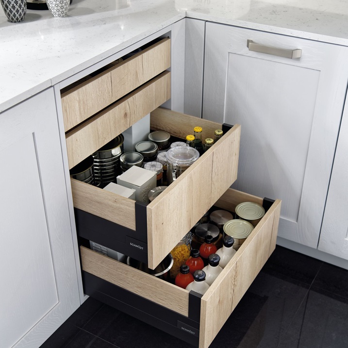 Boîtes de rangement pour organiser vos meubles de cuisine