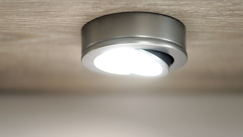 Luminaire de cuisine LED, kit capteur, lampe sous meuble spot encastré,  choix : lot de 2, blanc chaud : : Luminaires et Éclairage