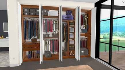 Diseño de armarios y vestidores. 3 pasos 