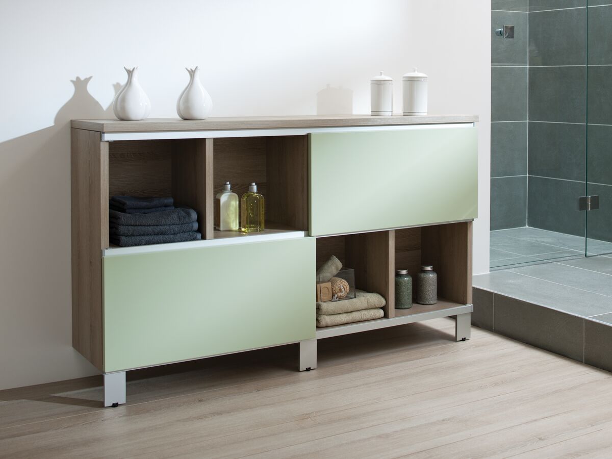 Green bathroom unit SCHMIDT