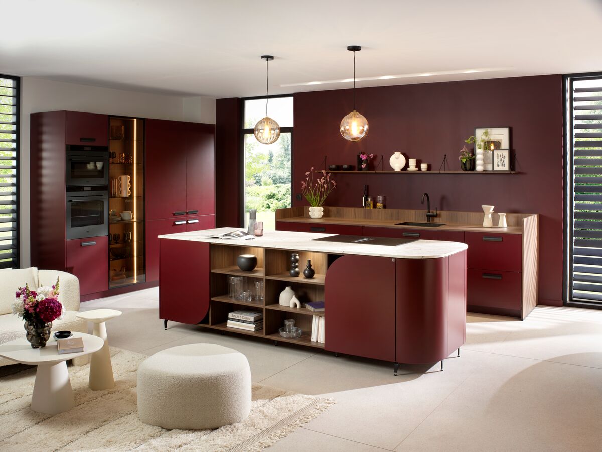 Schmidt Piano Serie Premium Küche mit Massivholzfronten